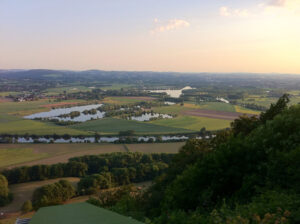 Ausblick Wittekindsburg von der Startrampe